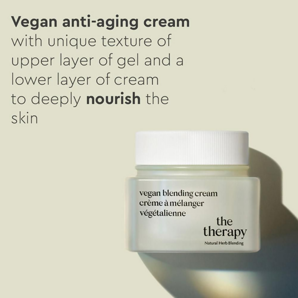 The Face Shop The Therapy Vegan Blending Cream Organic & Vegan 2 In 1 Gel & Cream  Grab2Buy The Face Shop Grab2Buy