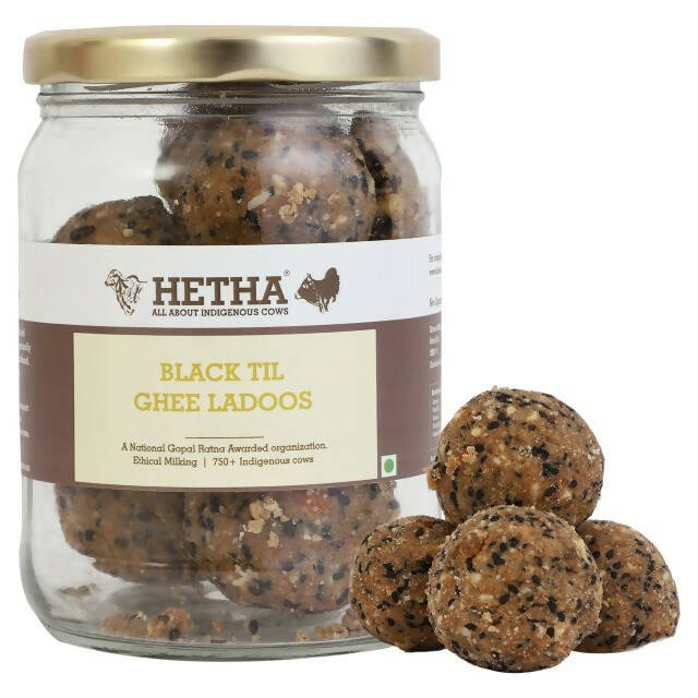 Hetha Black Til Atta Ghee Ladoos 