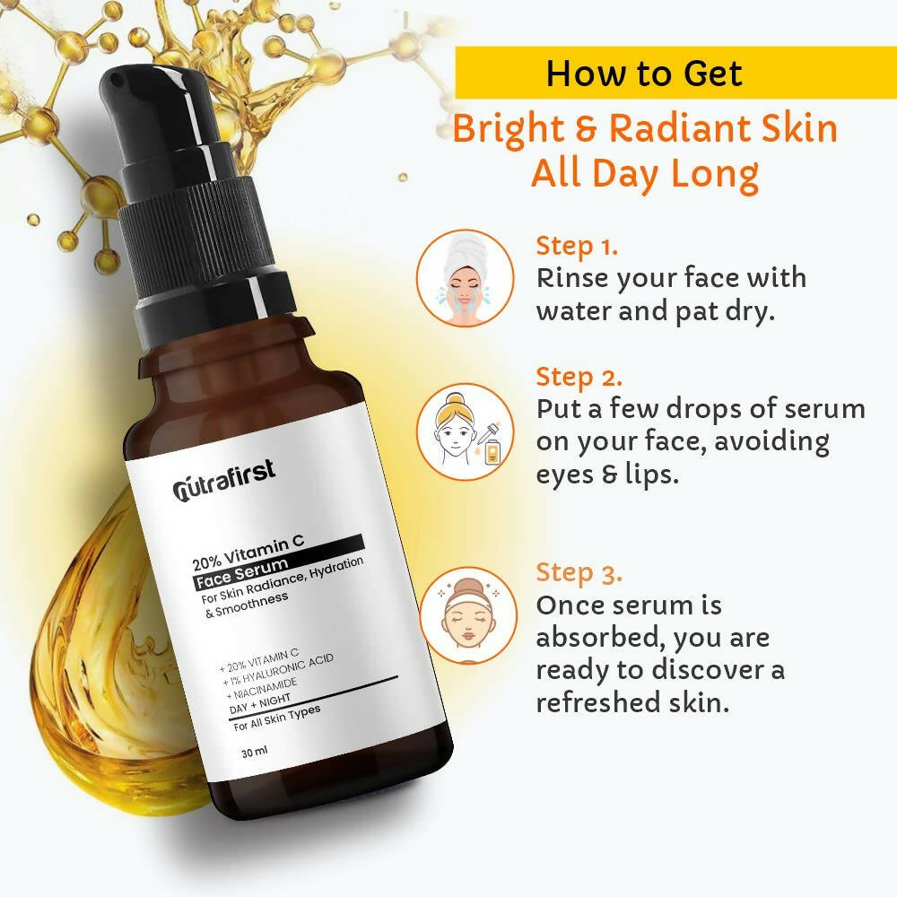 Nutrafirst 20% Vitamin C Face Serum 
