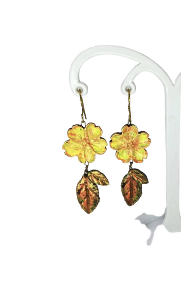 Terracotta Beautiful Autumn Flower Hangings