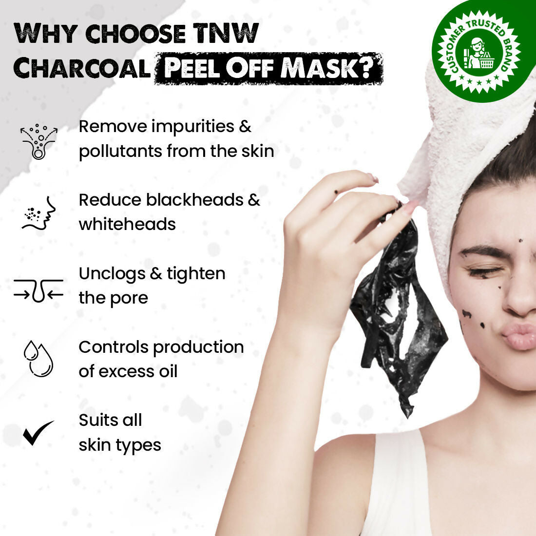 The Natural Wash Charcoal Peel Off Face Mask  Grab2Buy The Natural Wash Grab2Buy