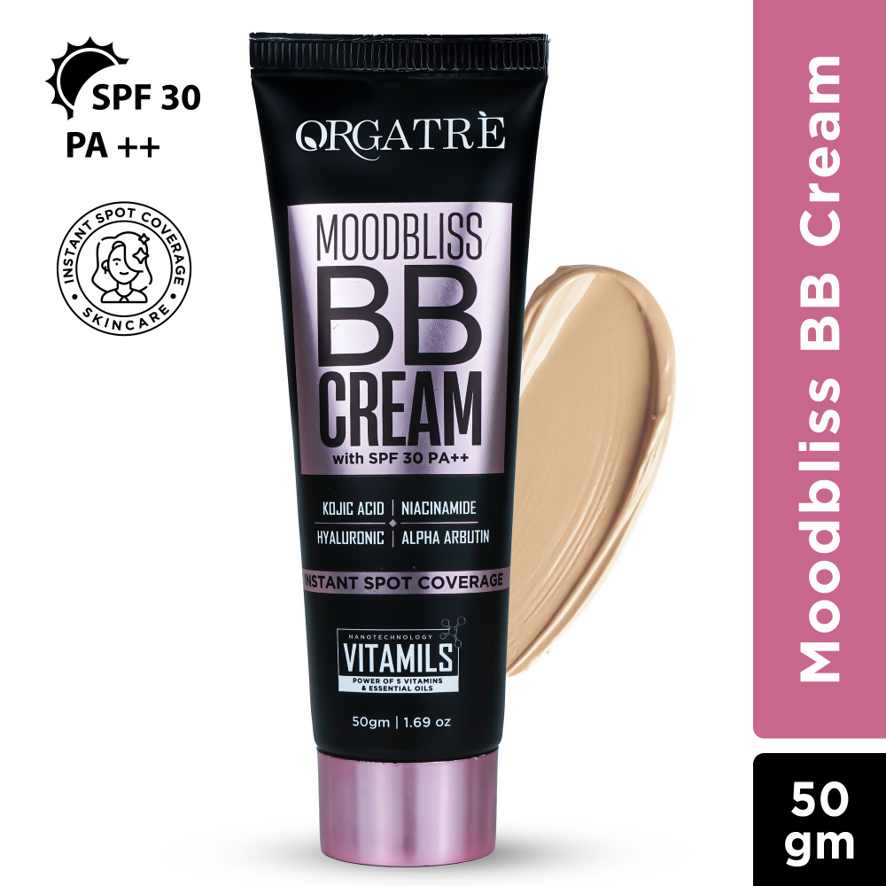 Orgatre Moodbliss BB Cream With SPF 30 PA++ - White Beam-125 