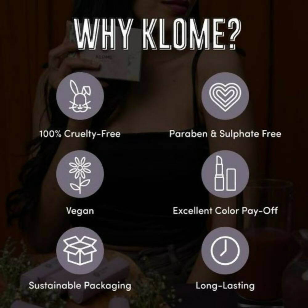 Klome Essentials Vegan Matte Lipstick-Cinnamon Pale Brown