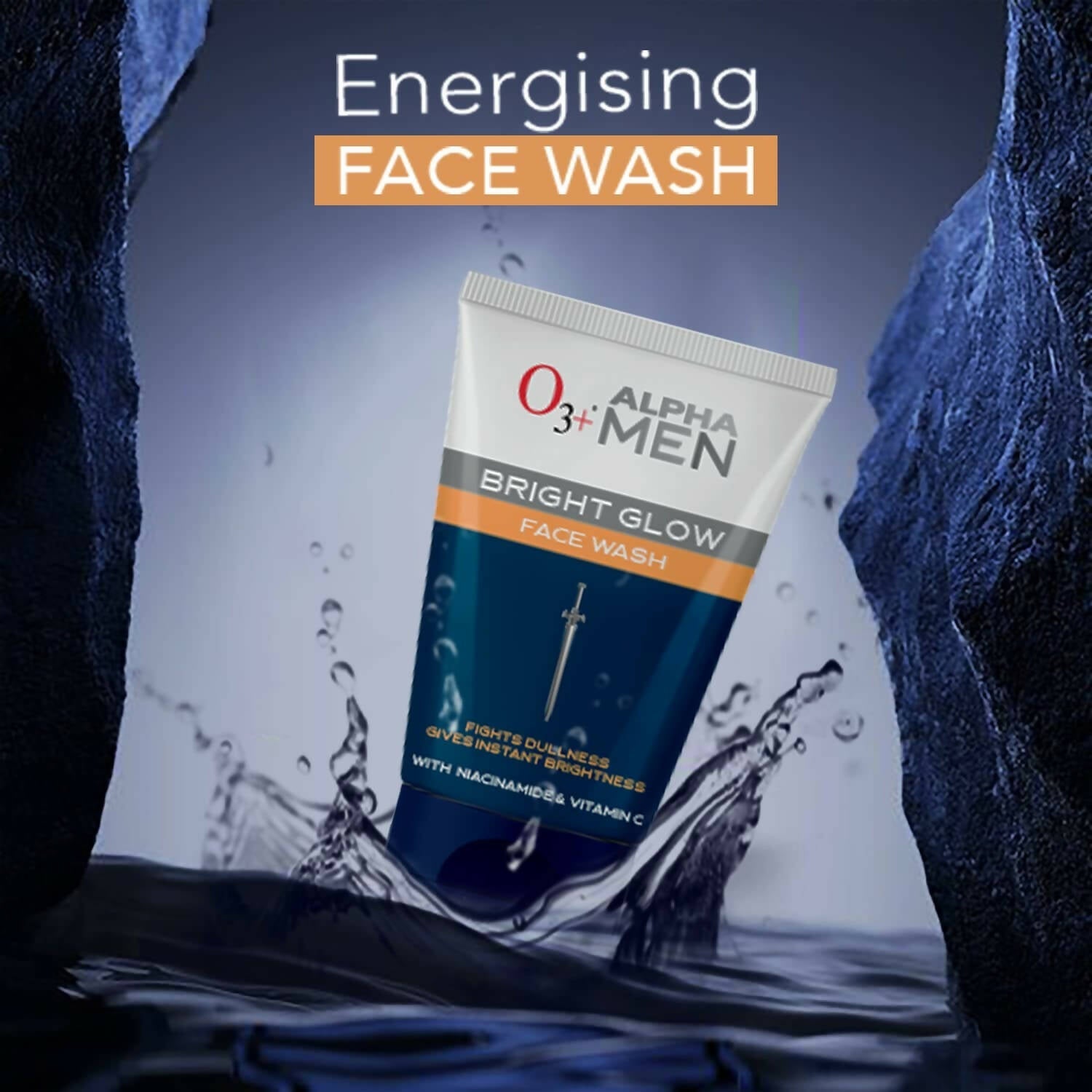 Professional O3+ Alpha Men Bright Glow Face Wash - Distacart