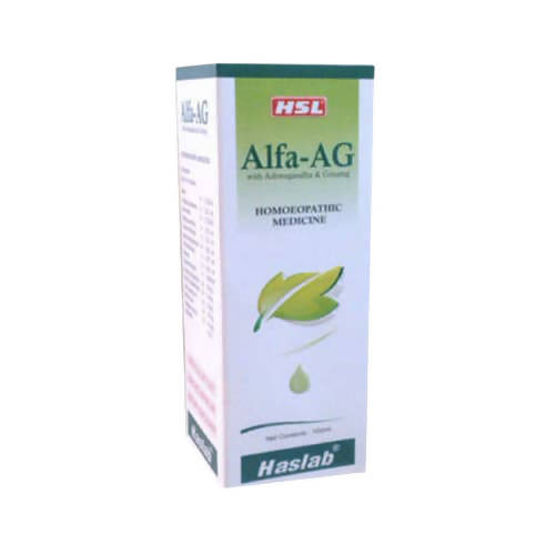 Haslab Homeopathy Alfa-AG With Ashwagandha & Ginseng Tonic 