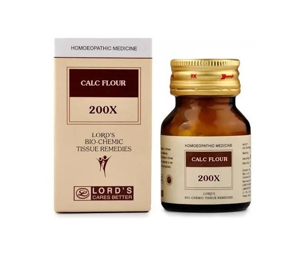 Lord's Homeopathy Calc Flour Biochemic Tablets 