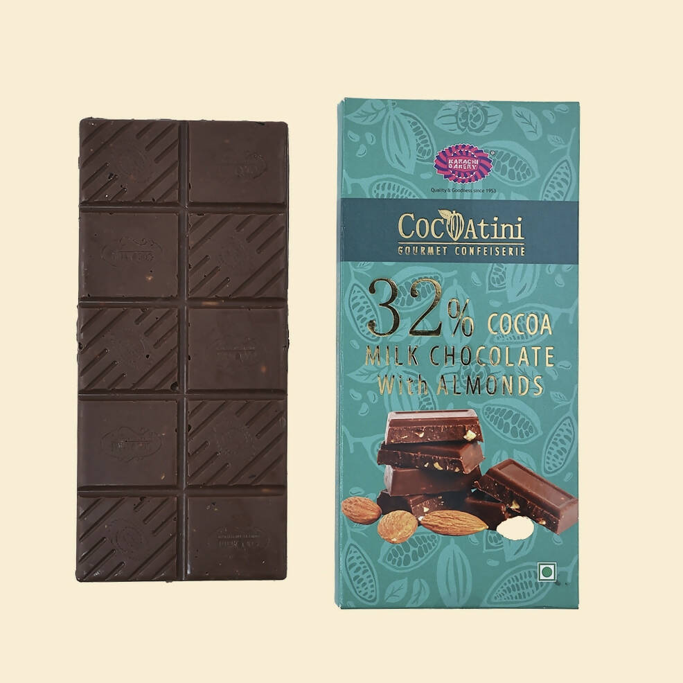 Cocoatini 32% Cocoa Milk Chocolate With Almonds - Grab2buy
