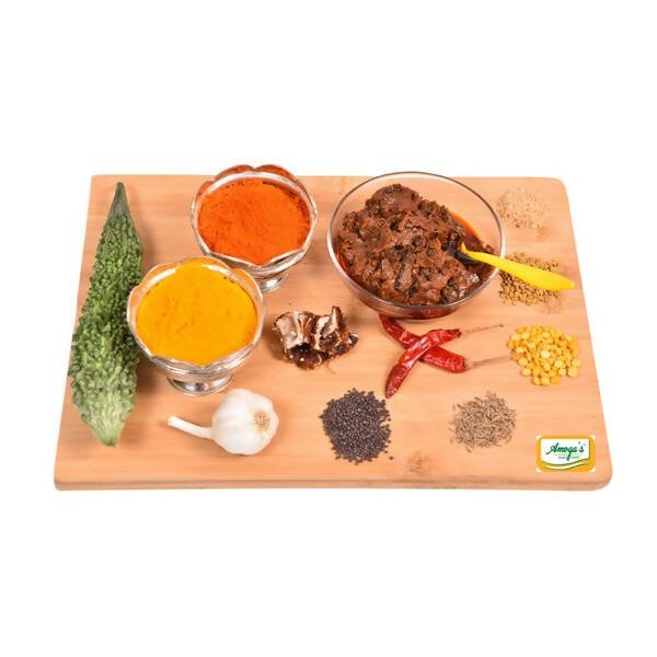 Amoga's Pickles Factory Bitter Gourd Pickle Andhra Style - Grab2buy