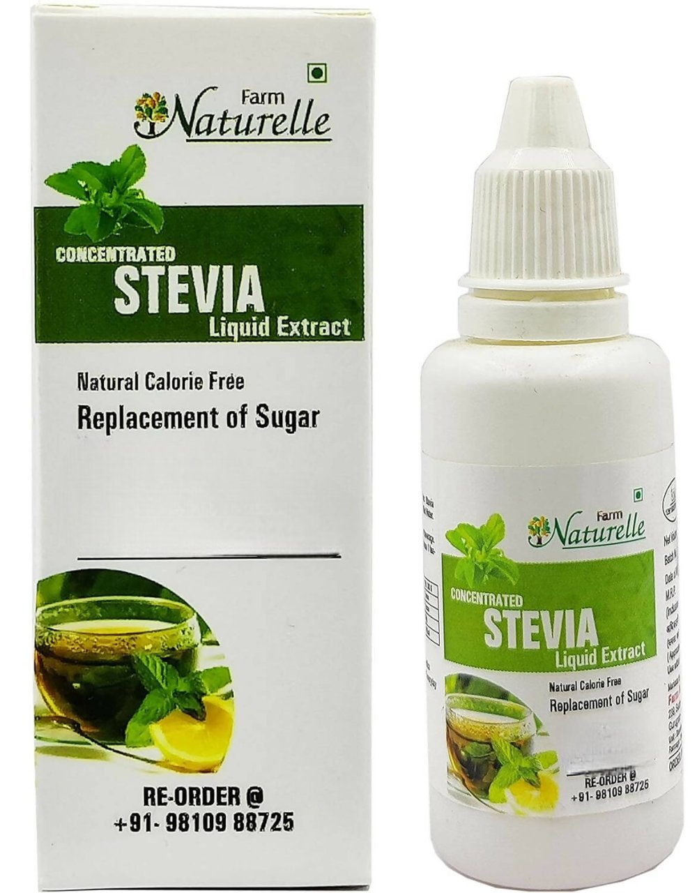 Farm Naturelle Concentrated Stevia Extract Liquid Drops 