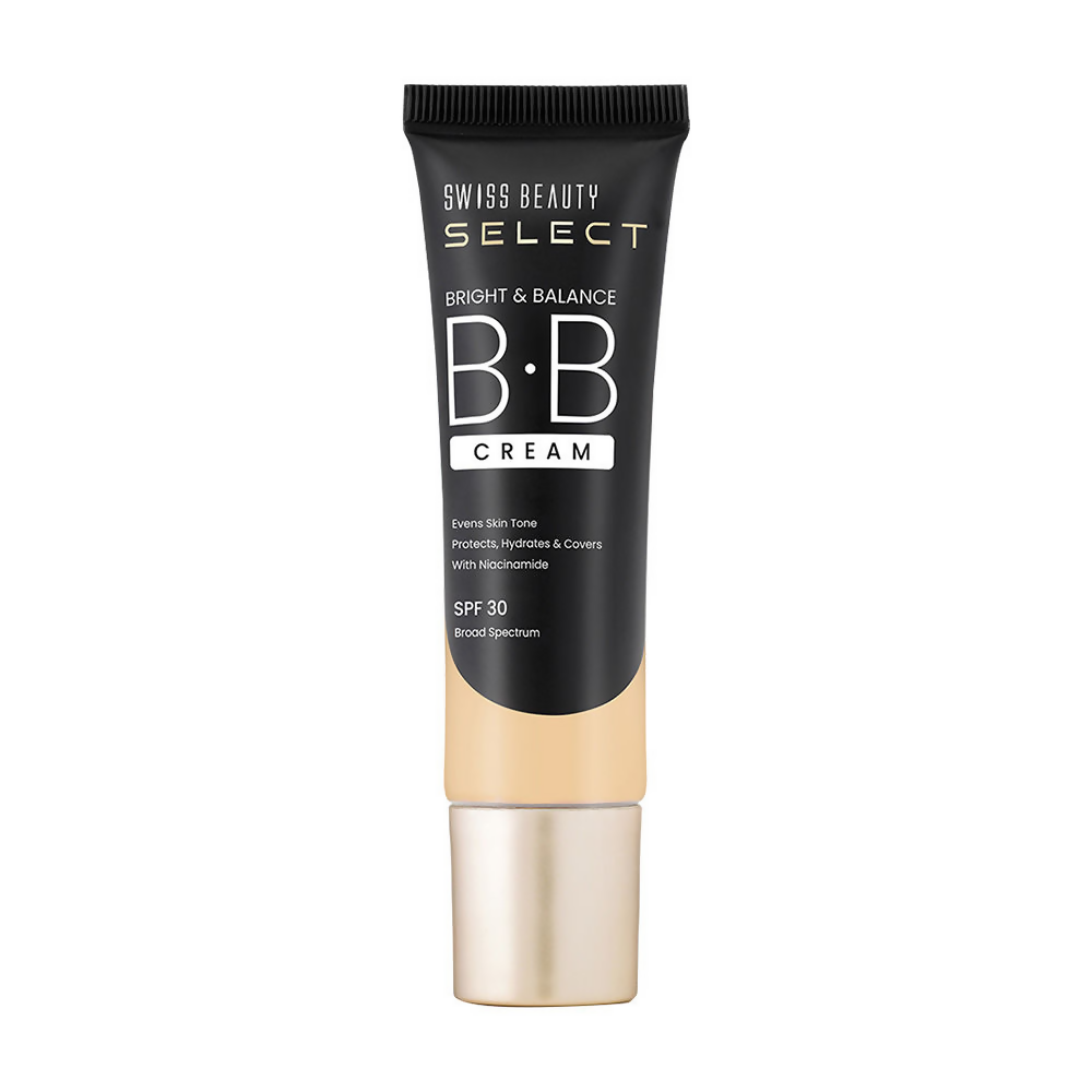 Swiss Beauty Select Bright & Balance BB Cream With Niacinamide - 4 Creamy Ginger 