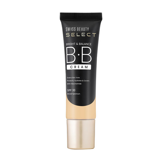 Swiss Beauty Select Bright & Balance BB Cream With Niacinamide - 4 Creamy Ginger 