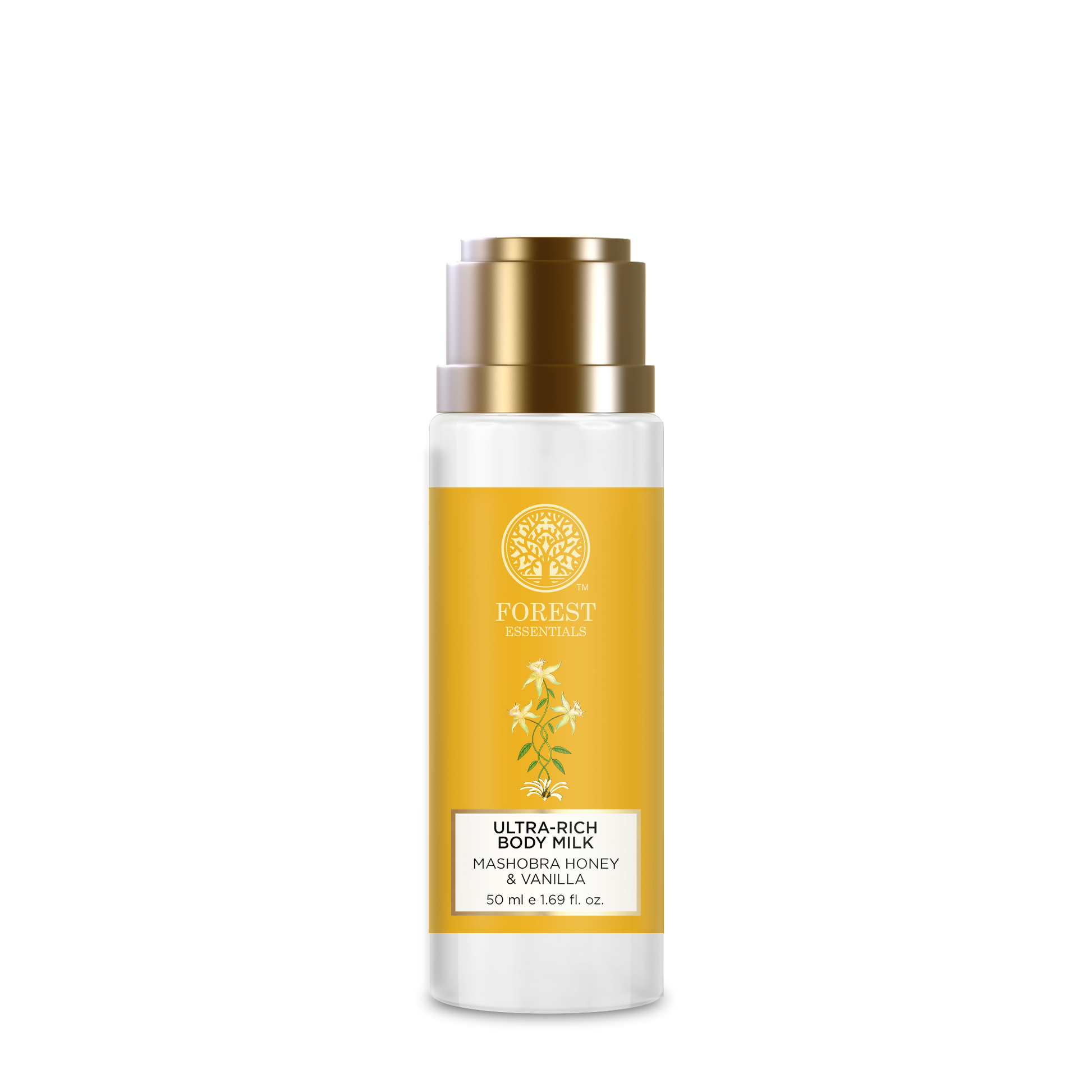 Forest Essentials Ultra Rich Body Milk Mashobra Honey & Vanilla Body Lotion