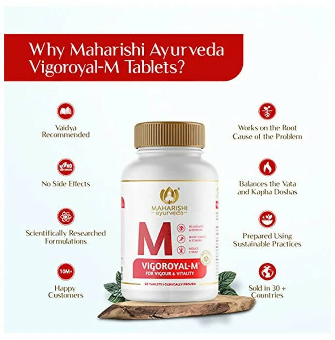 Maharishi Ayurveda Vigoroyal-M Tablets 