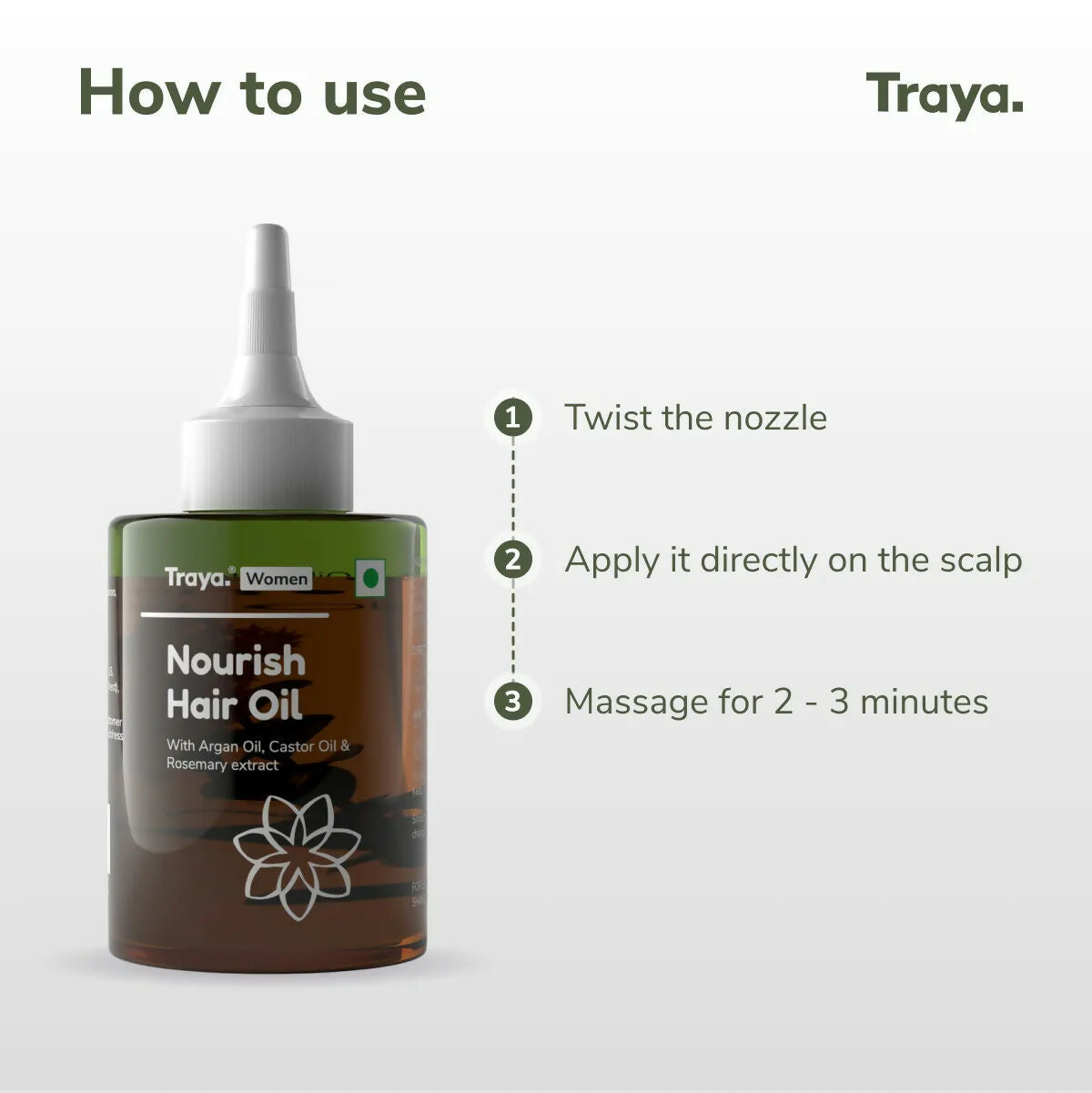 Traya Nourish Hair Oil  Grab2Buy Traya Grab2Buy