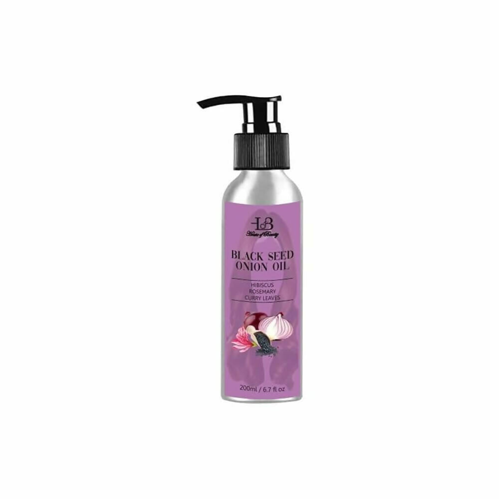 House Of Beauty Black Seed Onion Oil with Hibiscus Hair Oil 
