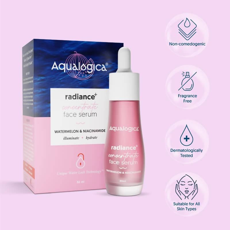 Aqualogica Radiance+ Concentrate Face Serum - Grab2buy