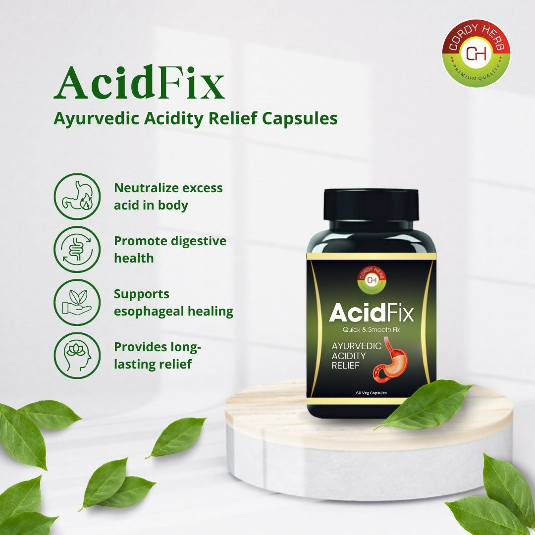 Cordy Herb AcidFix Herbal Capsules - Grab2buy