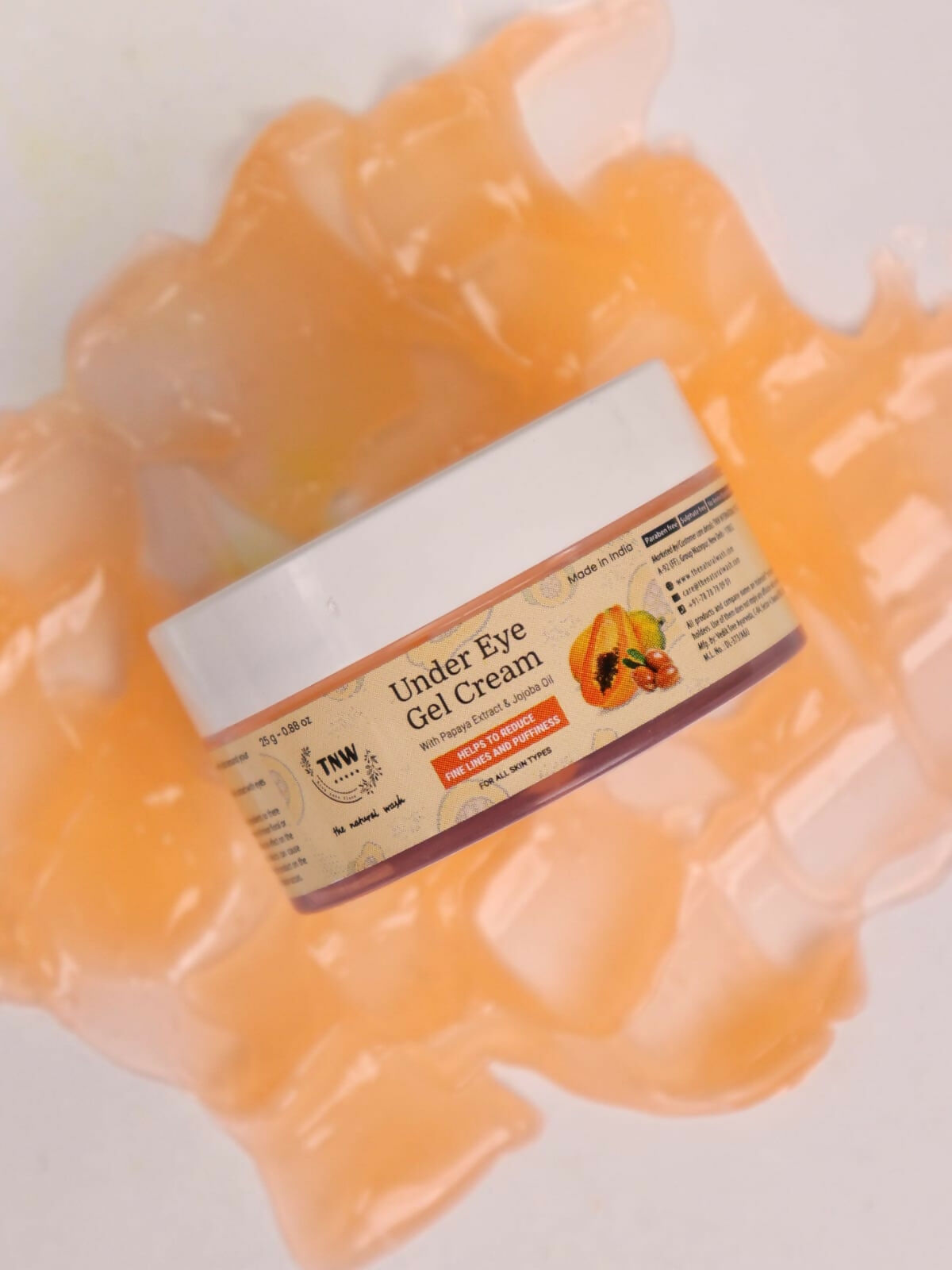 The Natural Wash Under Eye Gel Cream 