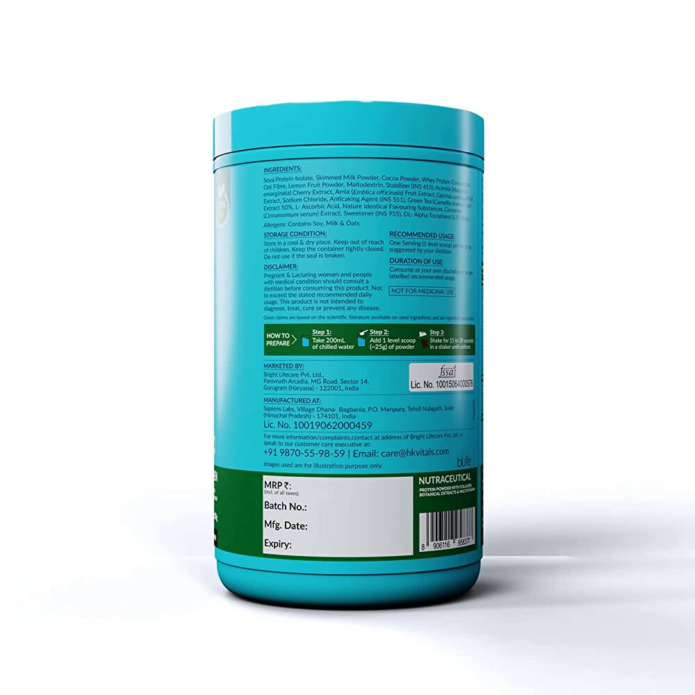 HK Vitals ProteinUp Women-No Added Sugar (Chocolate) 