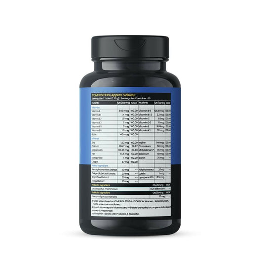 Meadbery Multivitamin With Probiotics Tablets 