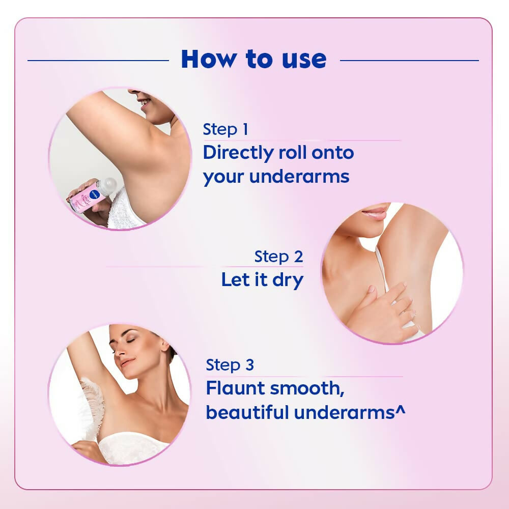 Nivea Deodorant Roll On Pearl & Beauty Radiance For Eventoned Smooth & Beautiful Underarms 