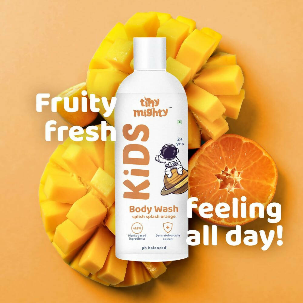 Tiny Mighty Kids Body Wash, Body Foam Wash, Body Lotion, Shampoo & Hair Oil Combo  Grab2Buy Tiny Mighty Grab2Buy
