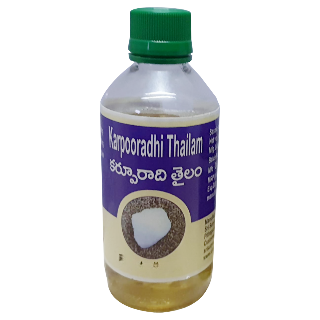 Sri Surya Ayurveda Karpooradhi Thailam 