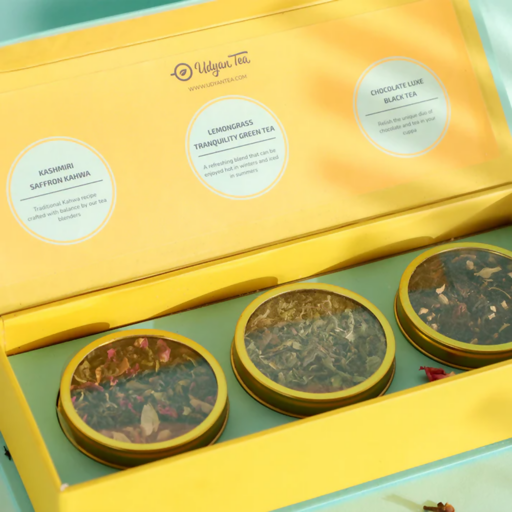 Udyan Tea Euphoria Assorted Tea Gift Box  Grab2Buy Udyan Tea Grab2Buy