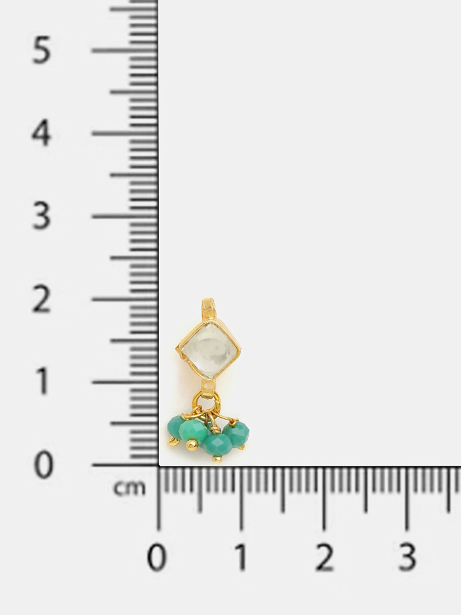 Ruby Raang Diamond Pearl Dangling Earrings