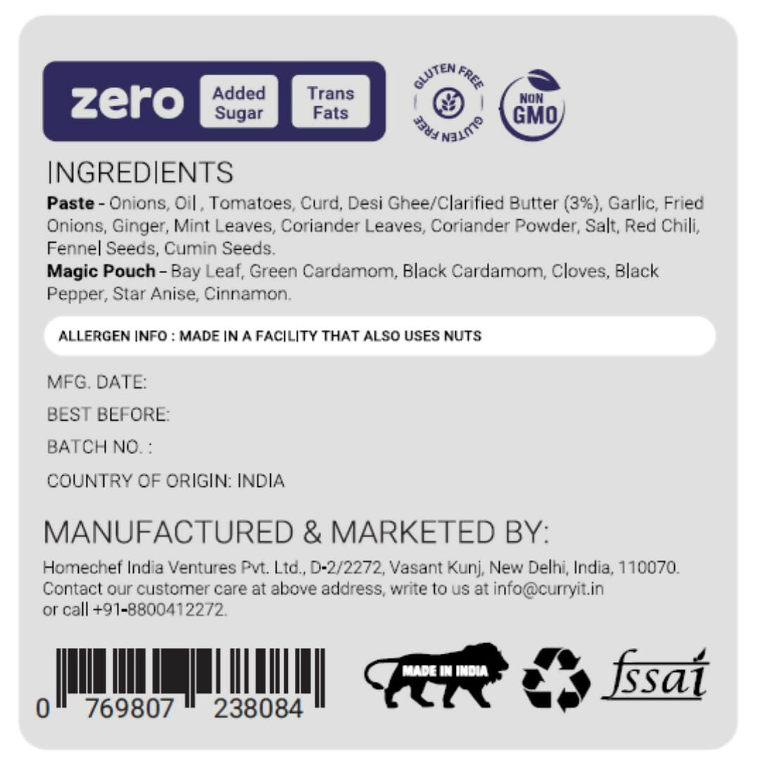 CURRYiT Instant Hyderabadi Biryani Premium Cooking Paste - Grab2buy