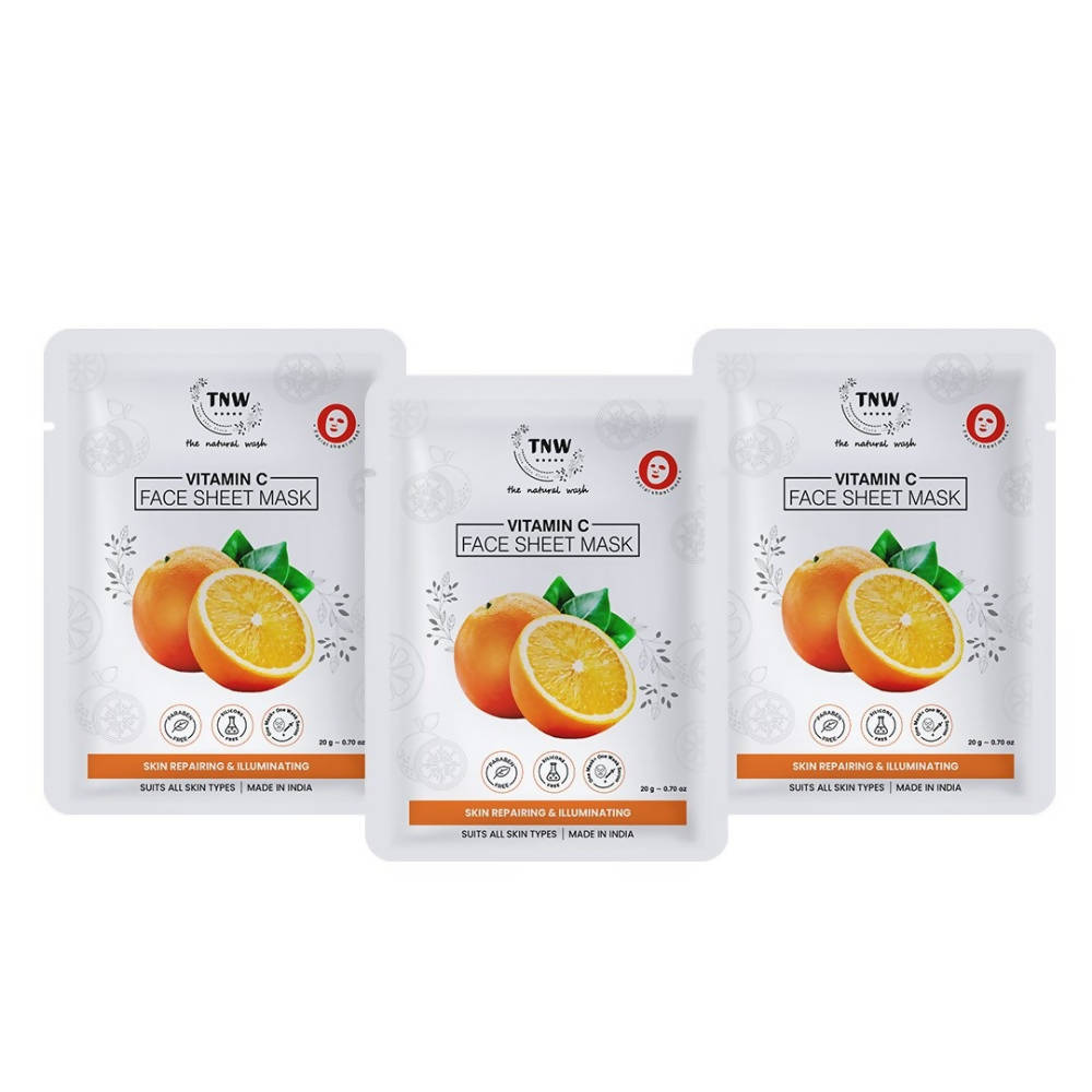 The Natural Wash Vitamin C Face Sheet Mask  Grab2Buy The Natural Wash Grab2Buy