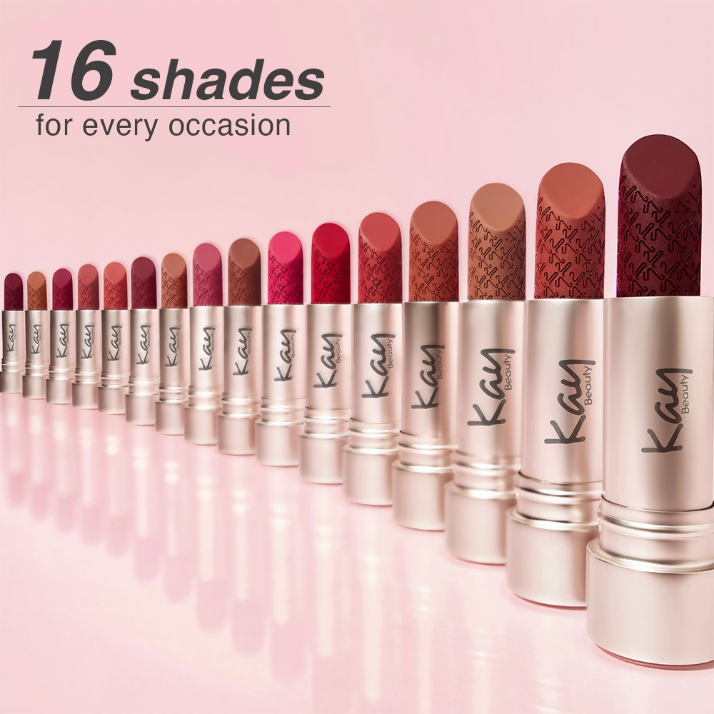 Kay Beauty Hydra Creme Hydrating Full Coverage Lipstick with Hyaluronic Acid - Verve 
