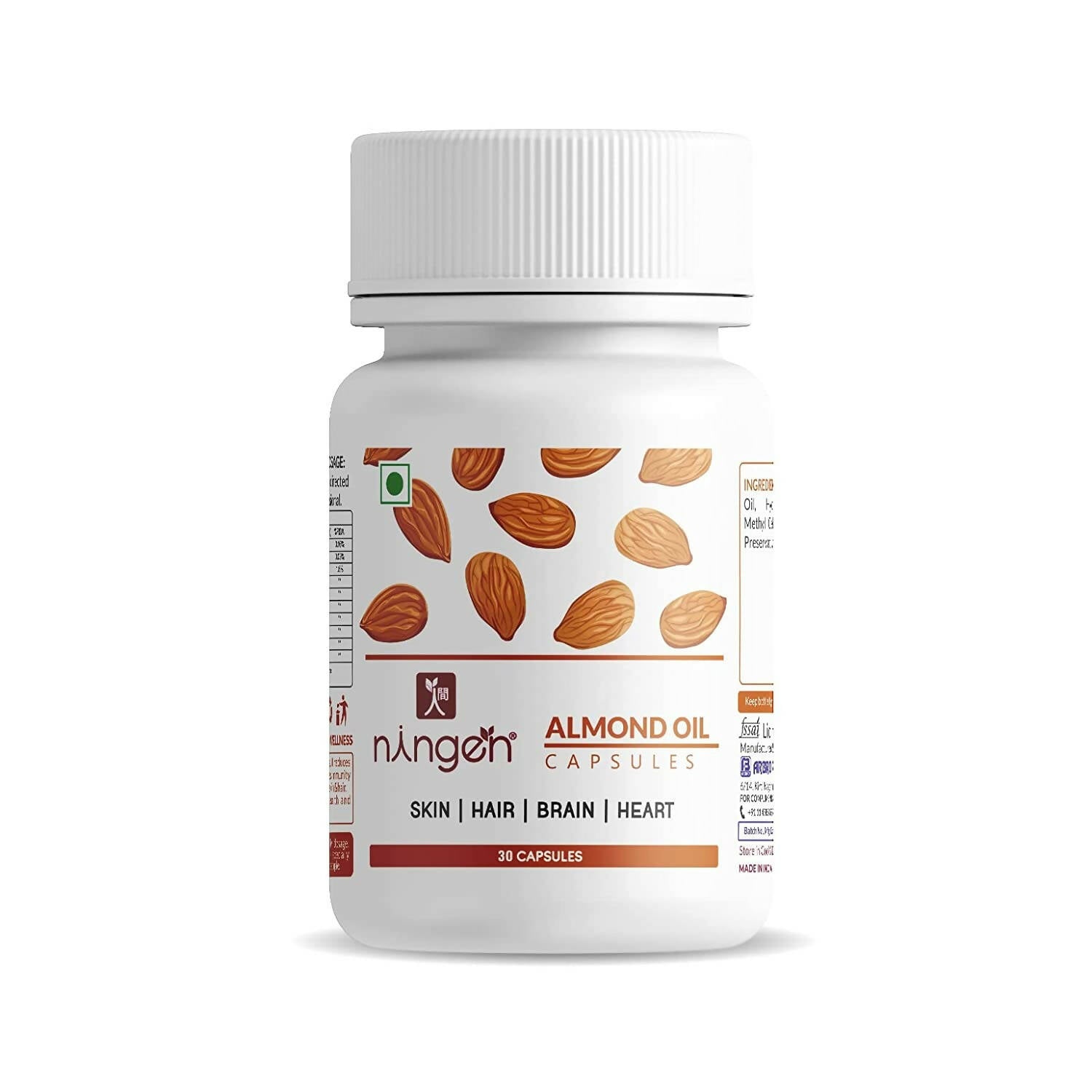 Ningen Almond Oil Capsules - Grab2buy