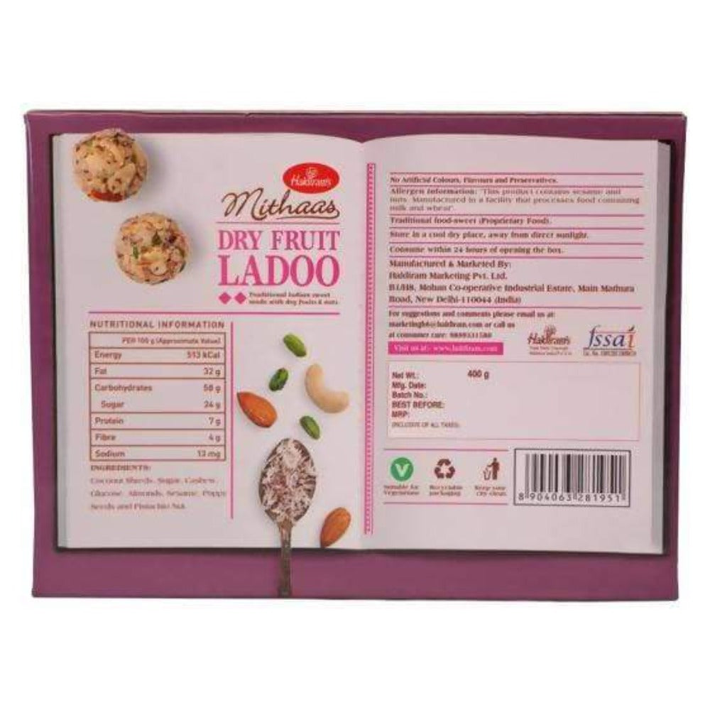 Haldiram's Dry Fruit Ladoo 