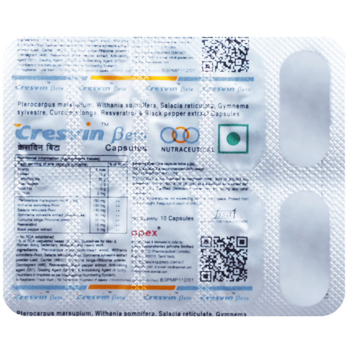 Apex Cresvin Beta Capsules 