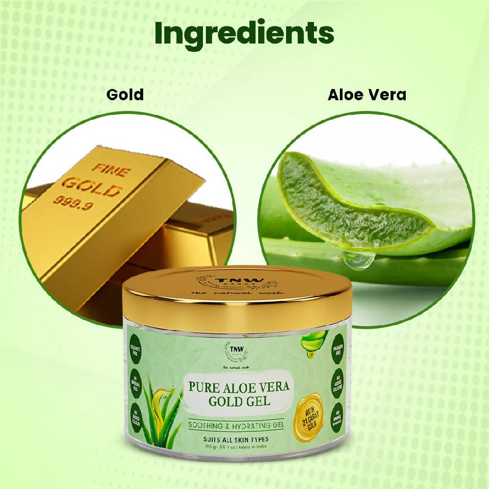 The Natural Wash Pure Aloe Vera Gold Gel  Grab2Buy The Natural Wash Grab2Buy