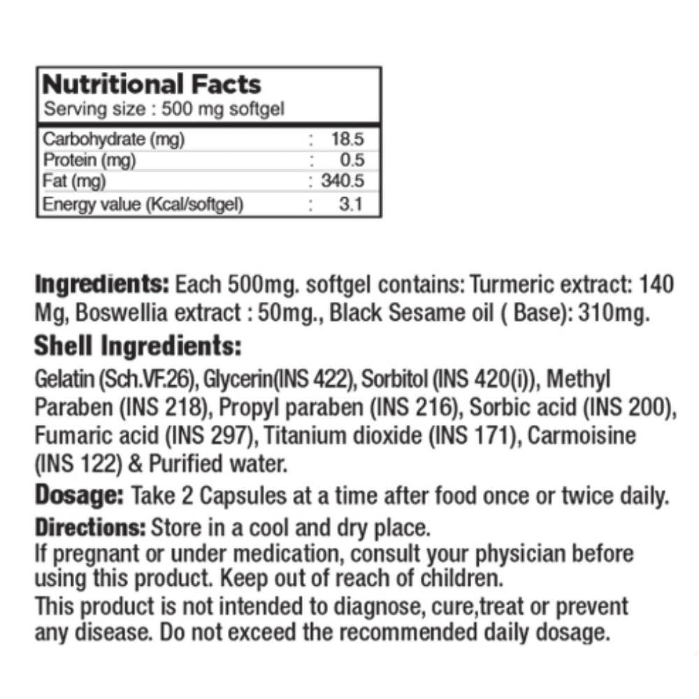 Curegarden Natural Rhulief Softgels  Grab2Buy Curegarden Grab2Buy
