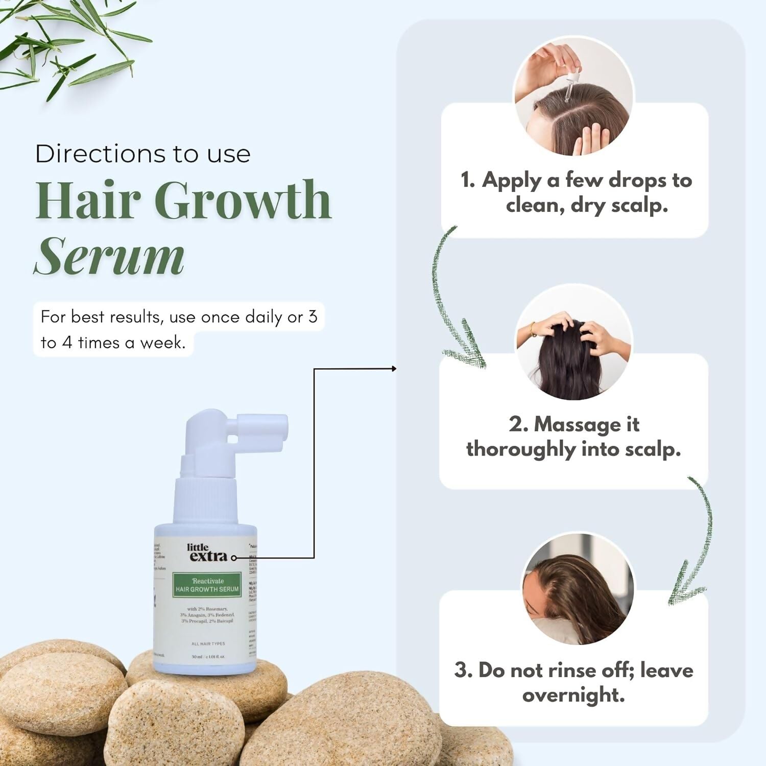 Little Extra Reactivate Hair Growth Serum - Grab2buy