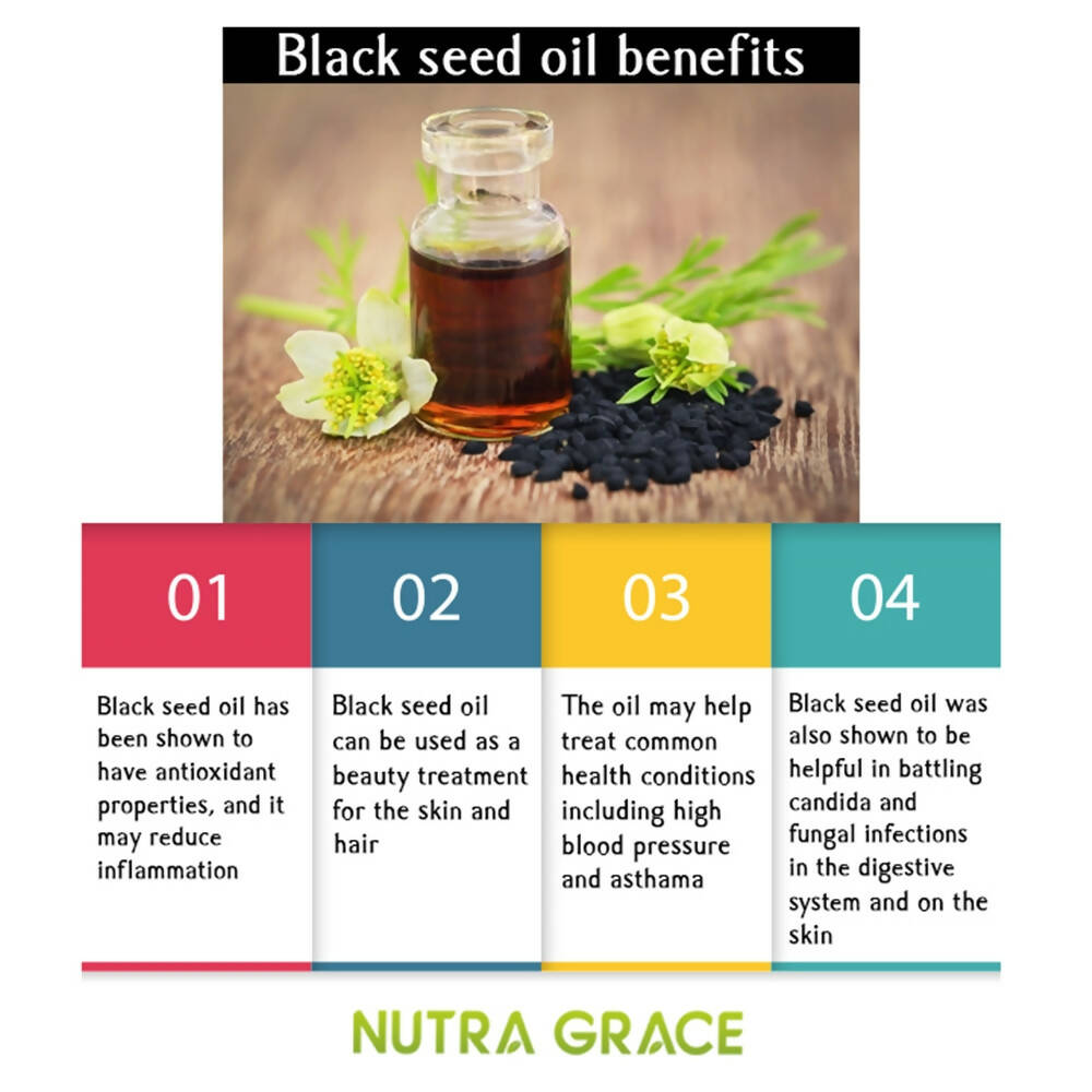 Nutra Grace Black Seed Oil 500mg Capsules - Grab2buy