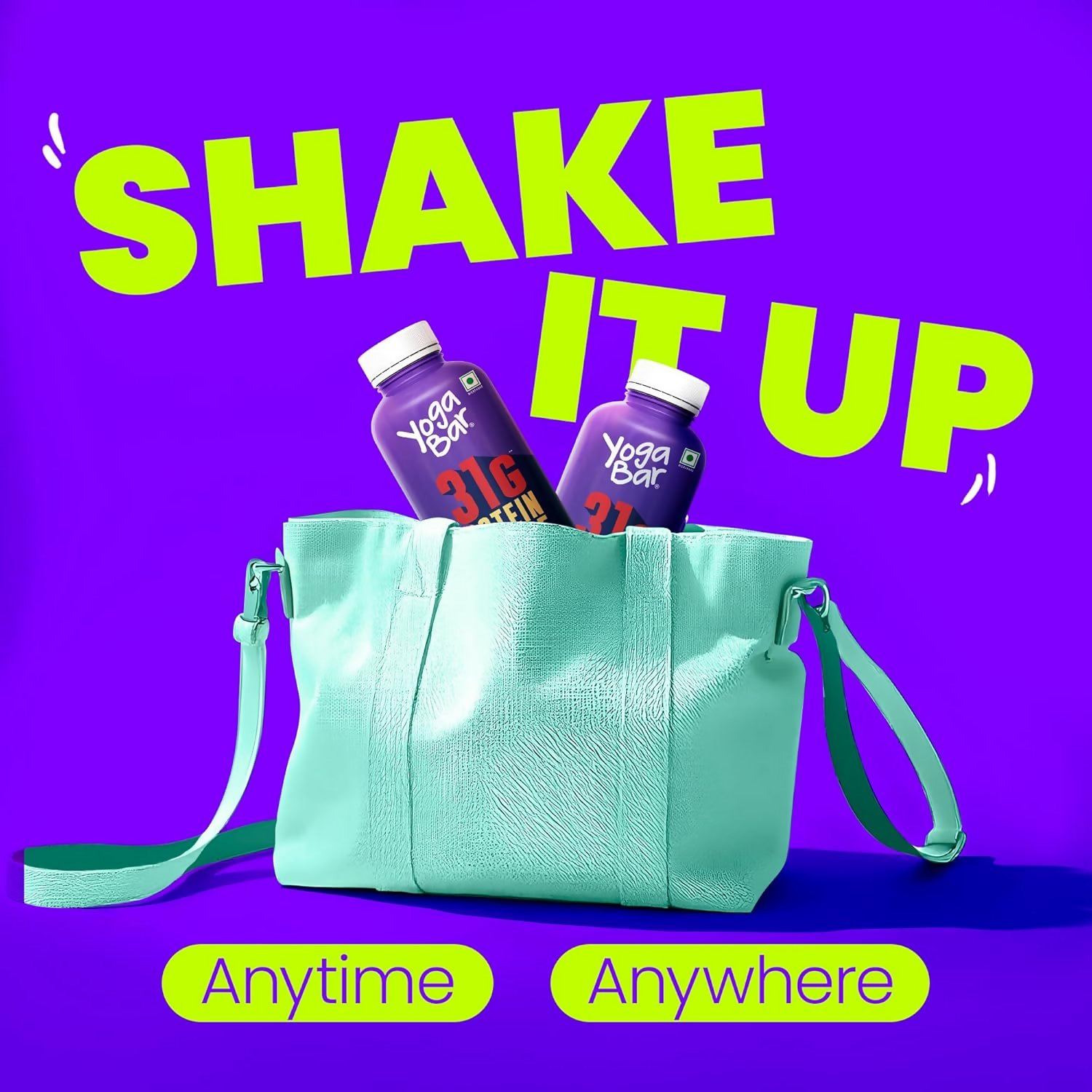 Yoga Bar 31G Protein Shake - Double Chocolate  Grab2Buy Yoga Bar Grab2Buy