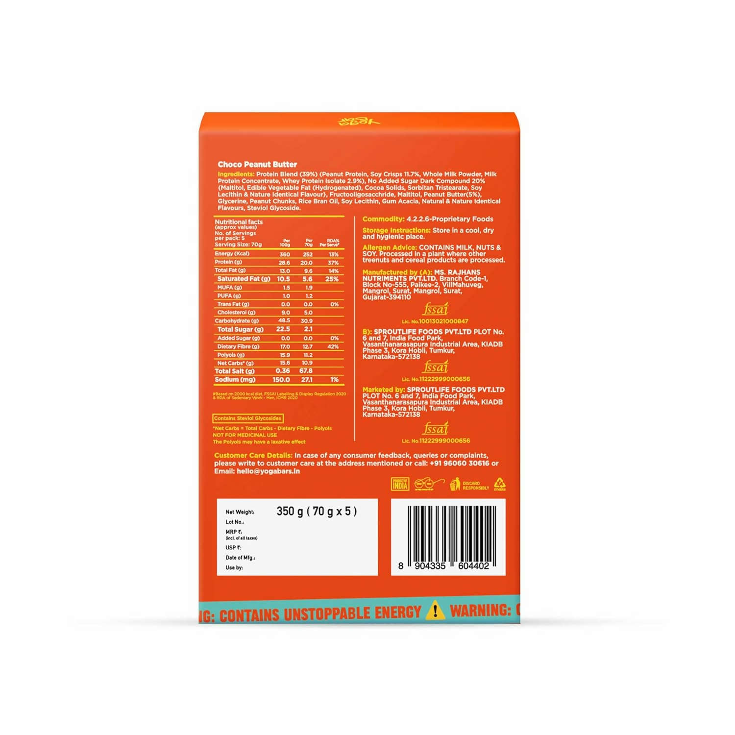 Yoga Bar Variety Combo Pack  Grab2Buy Yoga Bar Grab2Buy