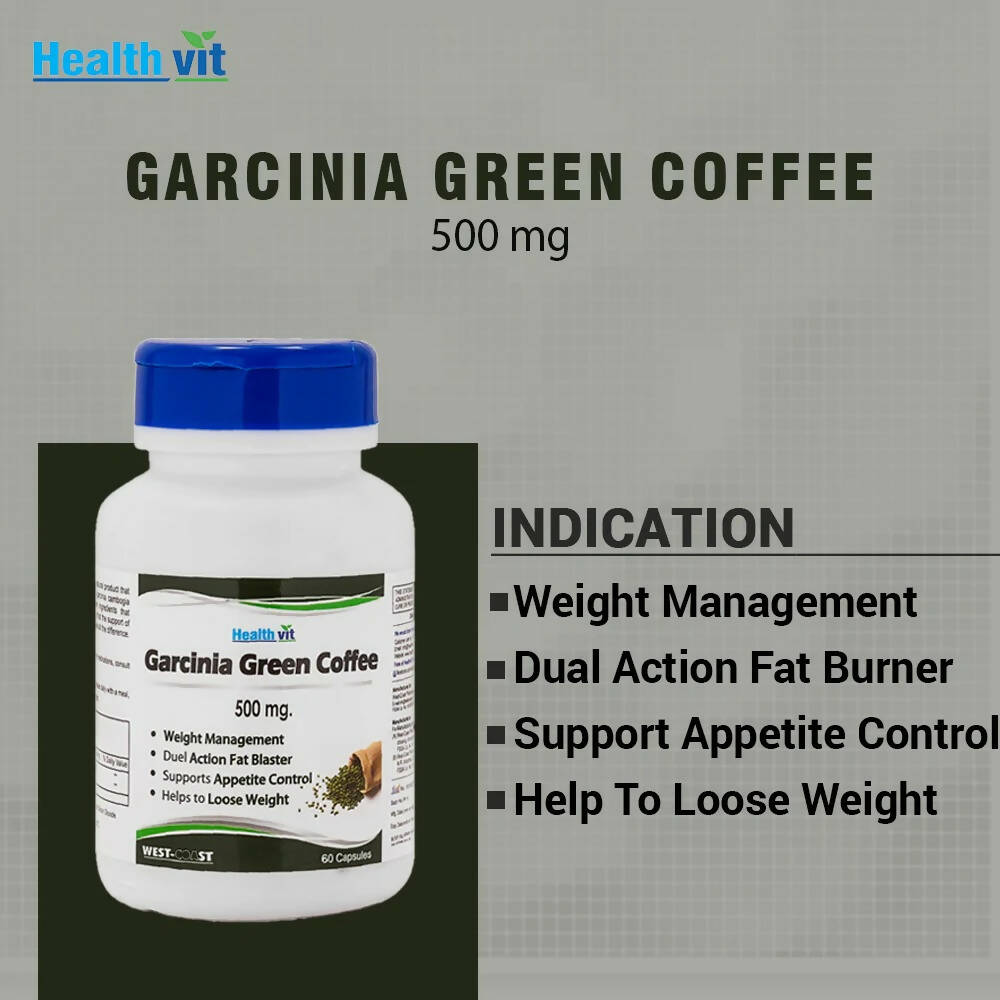 Healthvit Garcinia Green Coffee Capsules - Grab2buy