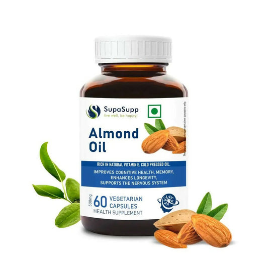 Sri Sri Tattva Supasupp Almond Oil Capsules - Grab2buy