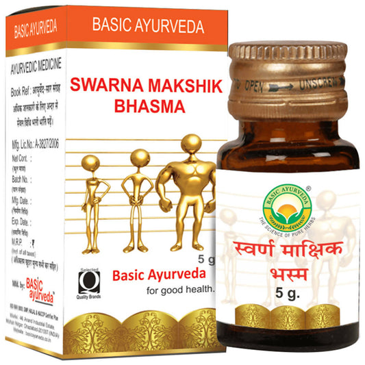 Basic Ayurveda Swarna Makshik Bhasma 