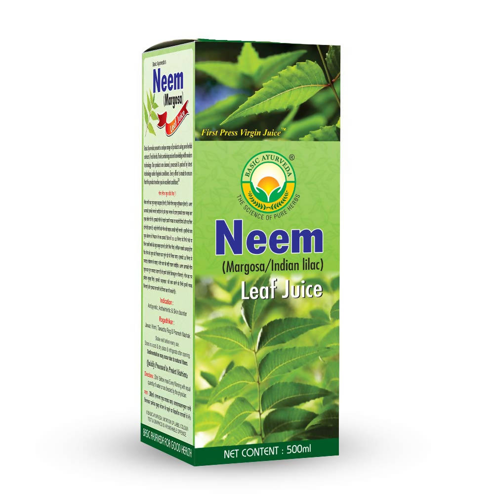 Basic Ayurveda Neem Leaf Margosa Juice  Grab2Buy Basic Ayurveda Grab2Buy