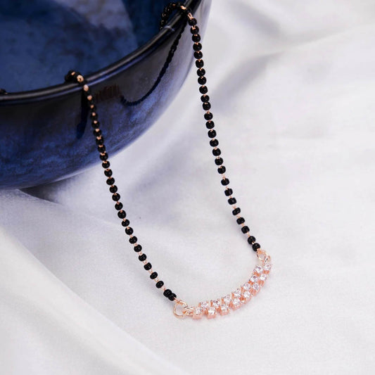 Joban Fashion Women White Ad Mangalsutra