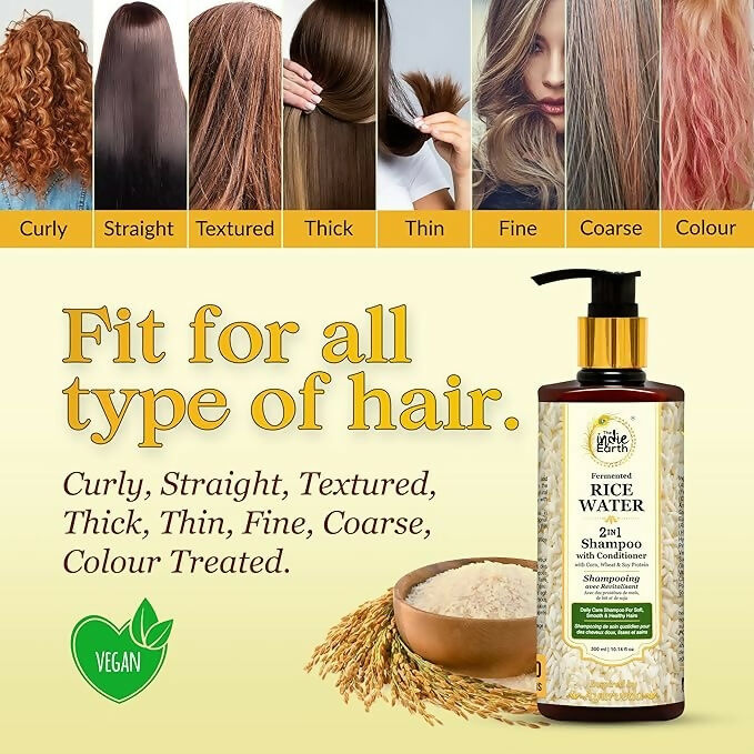 The Indie Earth 2-in-1 Fermented Rice Water Shampoo  Grab2Buy The Indie Earth Grab2Buy
