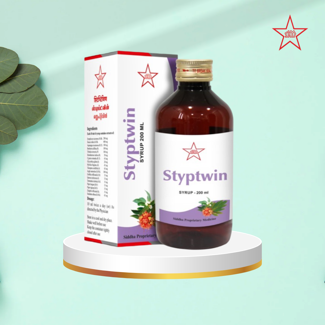Skm Ayurveda Styptwin Syrup 
