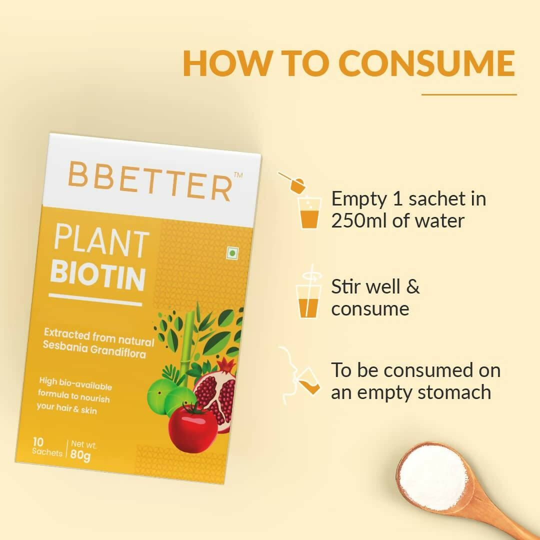 BBETTER Plant Biotin Powder 