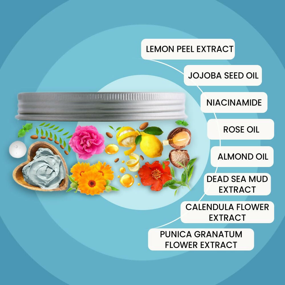 Wild Oak Jordan Dead Sea Healing Mud Face Mask  Grab2Buy Wild Oak Grab2Buy